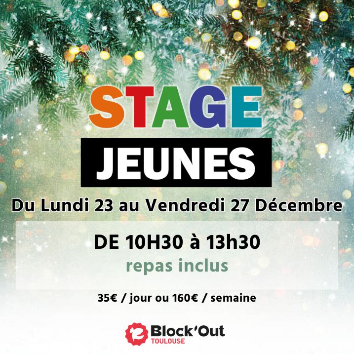 Stage d'escalade pour les vacances de la Noël !